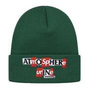 Donkergroene Antihero Limited Edition Beanie Supreme , Green , Unisex