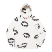 Studded Kraag Hoodie Wit Supreme , White , Heren