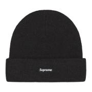 Beperkte oplage Mohair Beanie Zwart Supreme , Black , Heren