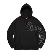 Reflecterende Hoodie Zwart Limited Edition Supreme , Black , Unisex