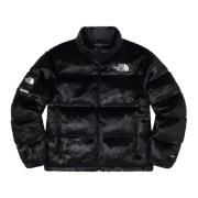 Beperkte oplage Faux Fur Nuptse-jas Supreme , Black , Heren