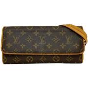 Pre-owned Fabric louis-vuitton-bags Louis Vuitton Vintage , Brown , Da...