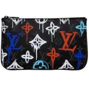 Pre-owned Canvas shoulder-bags Louis Vuitton Vintage , Black , Dames