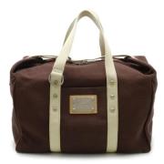 Pre-owned Canvas handbags Louis Vuitton Vintage , Brown , Dames