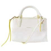 Pre-owned Leather handbags Coach Pre-owned , White , Dames