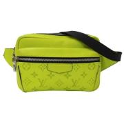 Pre-owned Fabric louis-vuitton-bags Louis Vuitton Vintage , Green , Da...