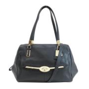 Pre-owned Leather handbags Coach Pre-owned , Black , Dames