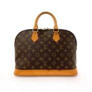 Pre-owned Canvas handbags Louis Vuitton Vintage , Brown , Dames