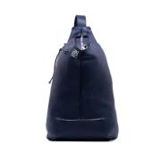 Pre-owned Leather backpacks Loewe Pre-owned , Blue , Dames