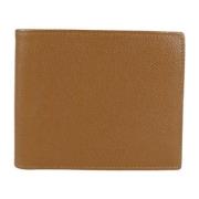 Pre-owned Leather wallets Bvlgari Vintage , Brown , Dames