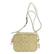 Pre-owned Plastic shoulder-bags Coach Pre-owned , Beige , Dames