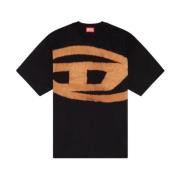 Stijlvolle T-shirts en Polos Diesel , Black , Heren