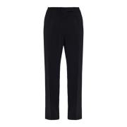 Geplooide broek Emporio Armani , Black , Dames