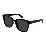 Zwart/Bruin Zonnebril Gg1346Sk Gucci , Black , Heren