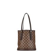 Pre-owned Plastic handbags Louis Vuitton Vintage , Brown , Dames