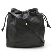 Pre-owned Leather shoulder-bags Loewe Pre-owned , Black , Dames