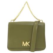 Pre-owned Leather handbags Michael Kors Pre-owned , Green , Dames