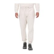 Heren Beige Sweatpants Jordison Profuomo , Beige , Heren