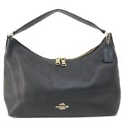 Pre-owned Leather handbags Coach Pre-owned , Black , Dames