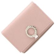 Pre-owned Leather wallets Bvlgari Vintage , Pink , Dames