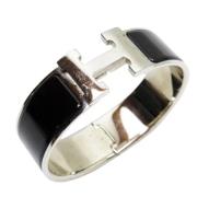 Pre-owned Metal hermes-jewelry Hermès Vintage , Black , Dames