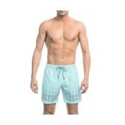 Elegante Degrade Zwemshorts Stijlvolle Golven Bikkembergs , Blue , Her...