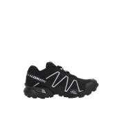 Zwarte Mesh Low-Top Sneakers Salomon , Black , Dames