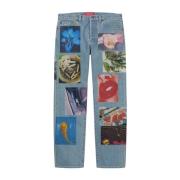 Beperkte Oplage Reguliere Jean Blauw Supreme , Blue , Heren