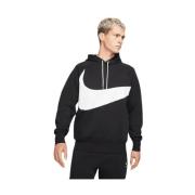 Tech Fleece Swoosh Hoodie Nike , Black , Heren