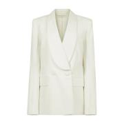 Natuurlijke Shawl Kraag Blazer Nina Ricci , White , Dames