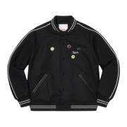 Varsity Jacket Limited Edition Jamie Reid Supreme , Black , Heren