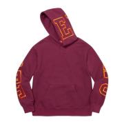 Burgundy State Hooded Sweatshirt Limited Edition Supreme , Red , Heren