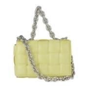 Pre-owned Leather shoulder-bags Bottega Veneta Vintage , Yellow , Dame...