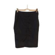 Pre-owned Silk bottoms Yves Saint Laurent Vintage , Black , Dames