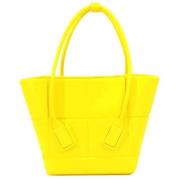 Pre-owned Rubber handbags Bottega Veneta Vintage , Yellow , Dames