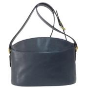 Pre-owned Leather shoulder-bags Coach Pre-owned , Blue , Dames