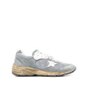 Blauwe Distressed Mesh Sneakers Golden Goose , Blue , Heren