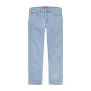 Stone Washed Slim Jean Indigo Supreme , Blue , Heren