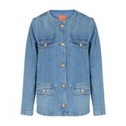 Atlantic Blue Janet Jacket Anine Bing , Blue , Dames