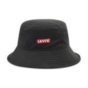 Baby Bucket Hat met Logo Levi's , Black , Dames