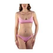 Pastel Leopard Kostuum MC2 Saint Barth , Pink , Dames