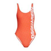 Badpak Dsquared2 , Orange , Dames