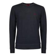 Zachte Wol Crew-Neck Sweater Gallo , Gray , Heren