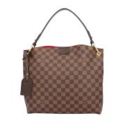 Pre-owned Canvas shoulder-bags Louis Vuitton Vintage , Brown , Dames