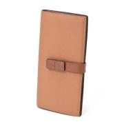 Pre-owned Leather wallets Loewe Pre-owned , Pink , Dames