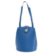 Pre-owned Leather louis-vuitton-bags Louis Vuitton Vintage , Blue , Da...