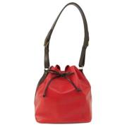 Pre-owned Leather shoulder-bags Louis Vuitton Vintage , Red , Dames