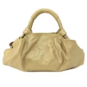 Pre-owned Leather handbags Loewe Pre-owned , Yellow , Dames