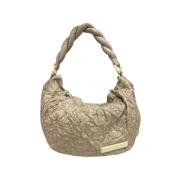 Pre-owned Leather handbags Louis Vuitton Vintage , Beige , Dames