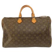 Pre-owned Fabric louis-vuitton-bags Louis Vuitton Vintage , Brown , Da...